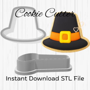 Pilgrim Hat Cookie Cutter STL