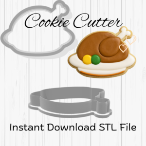 thanksgiving turkey Instant Download STL File